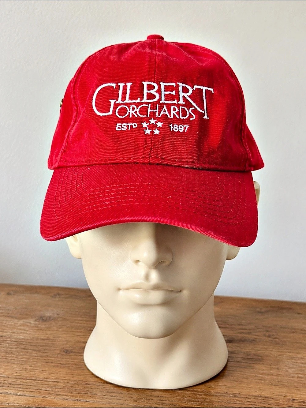 Pacific Headwear Gilbert Orchards Red Baseball Cap